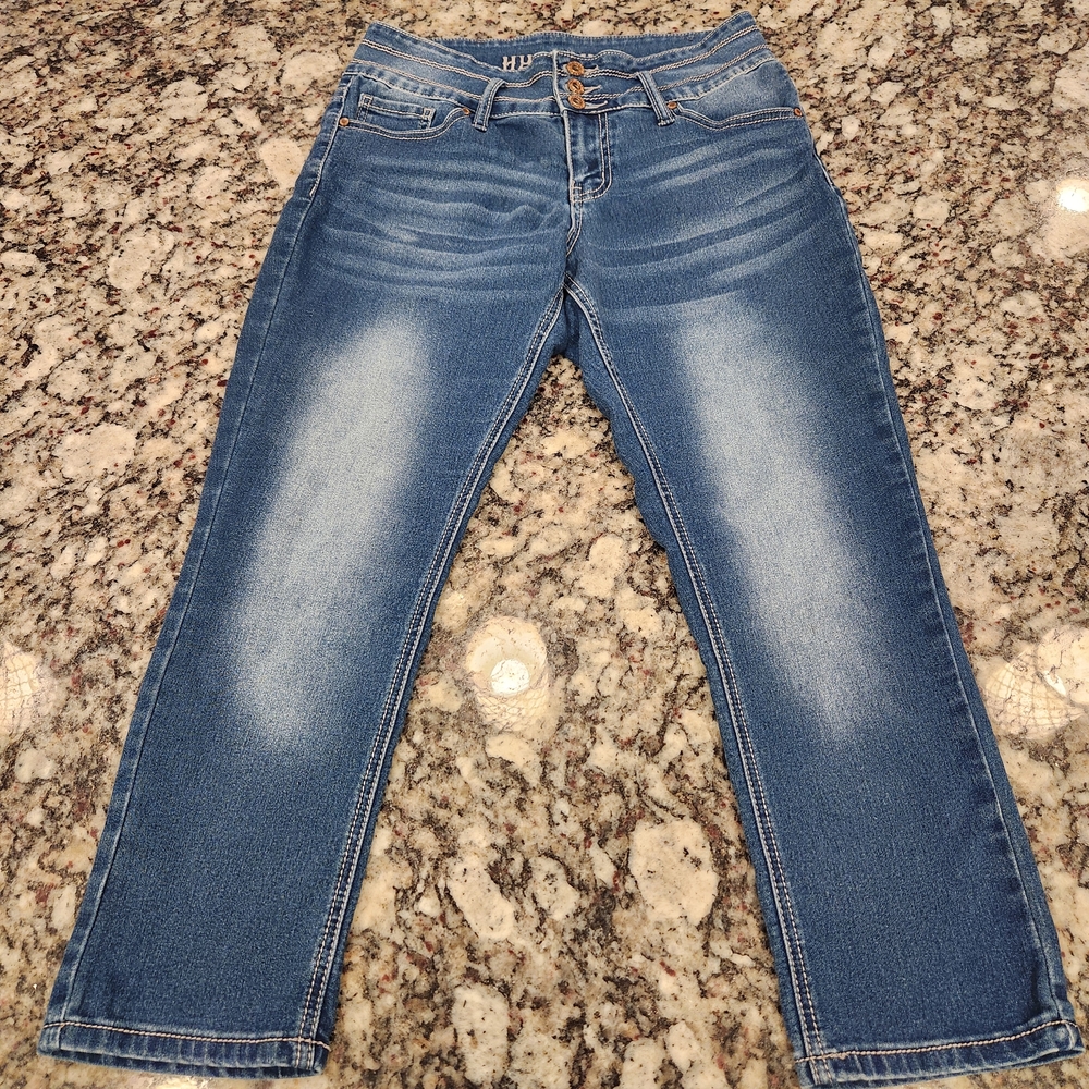 Hydraulic Womens Jeans Size 8 Blue Capri Curvy "Nolita" - Picture 2 of 7